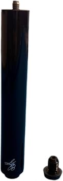 Balabushka 8" Cue Extension, High Gloss Black Finish, with Rubber Bumper, for Balabushka Cues