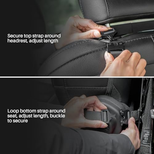 TACMOLLE Portable Rigid MOLLE Panel, Tactical Car Back Seat Organizer with Handle, Heavy Duty Car Storage Organizer for Modular Storage, Universal MOLLE Panels for Vehicles Car Truck Mount Rack by TACMOLLE - Image 6