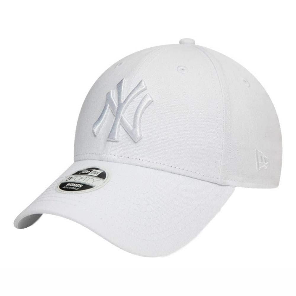 New Era WMN Essential 940 New York Yankees Optic White Women's Cap, White, One Size (Manufacturer Size: OSFA)