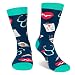 Lavley Funny Nurse or Doctor Dress Socks for Men and Women - Cool Nursing Gift for RN Nurses, Doctors and Medical School Graduation