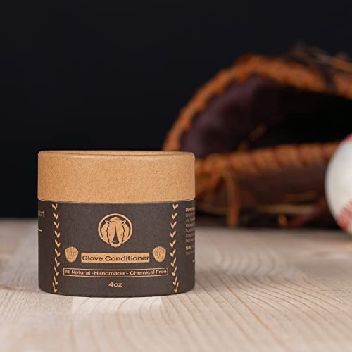 Rhino Wax - Baseball Glove Conditioner (4 Oz) - Baseball Or Softball Premium Leather Glove Conditioner Prepares Any Youth Or Adult Baseball Glove For The Big Game #TOP5