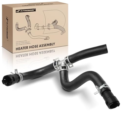 A-Premium Inlet HVAC Heater Hose Pipe Line Assembly Compatible with Chevrolet Traverse 2009-2017 & GMC Acadia 2007-2017 & Buick Enclave 2008-2017 & Saturn Outlook 2007-2010