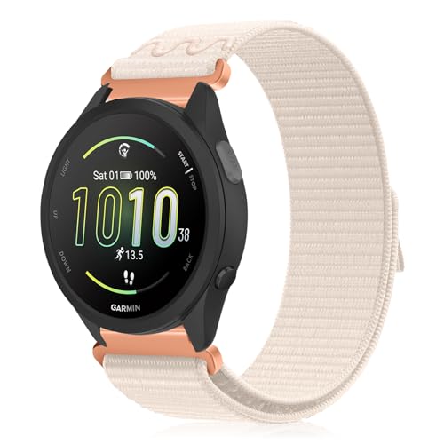 [SeGinn] Garmin Forerunner 570 42mm/Forerunner 165/Approach S50/S44 �Ή� �o���h 20mm �����o���h �x���N���f�U�C�� �i�C������ �K�[�~�� �t�H�A�����i�[ 570 42mm �����x���g