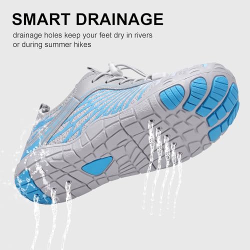 Image of Hike Barefoot Shoes Women Men Non-Slip Healthy Breathable Fashion Trail Running Womens Mens Wide Toe Zero Drop Water Shoe