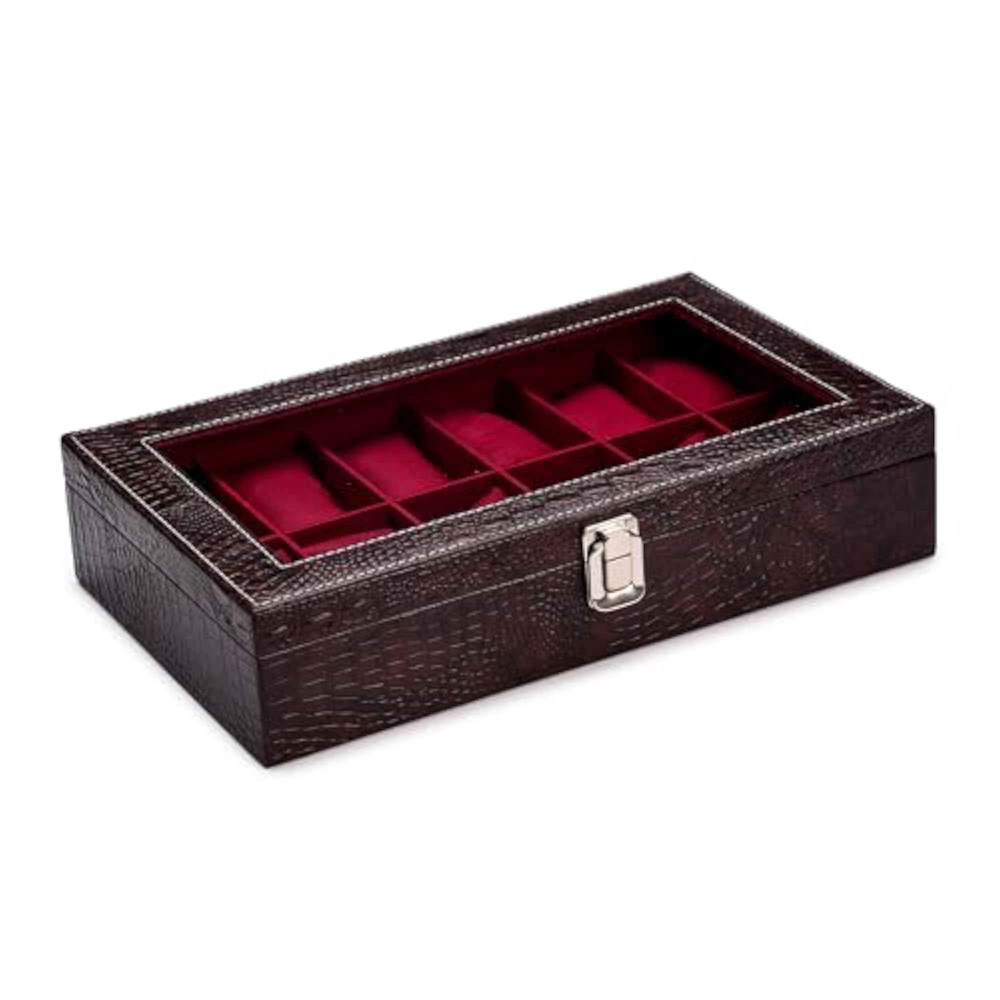 Men's Women's 12 Slots Watch Box Organizer