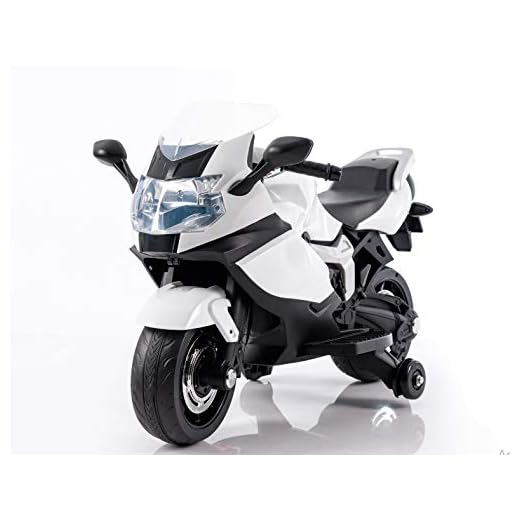 BC BABY COCHES Moto eléctrica niños KS1000 (Blanco)