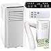 Produktbild 3in1 Mobiles Klimagerät 3,2KW Kühlleistung inkl. Fernbedienung, Klimaanlage, Ventilator, Luftentfeuchter in einem Gerät | Kältemittel R290 | 65dB(A)