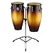 Meinl Percussion HC812NT - Set de congas de madera con parche natural (11 " y 12 "), Multicolor (Vintage sunburst)