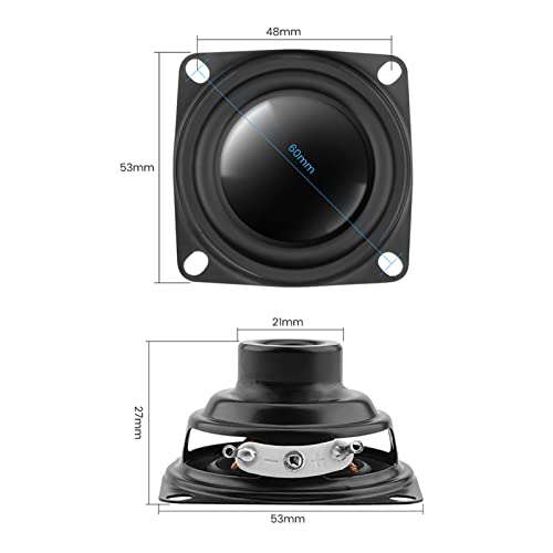 ARSMI 2pcs 2 pollici Livelli full range