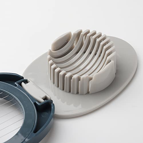 Egg Slicer For Hard Boiled Eggs Stainless Steel Egg Cutter Egg Piercer Hole Kitchen Gadgets Egg Piercers Egg Hole Piercer (Blue) #TOP2