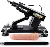 Automatic Sex & Love Machine for Couple with Realistic Dildo 3XLR Connector, Adult Fucking Massage Machine Gun with Thrusting Speed Control