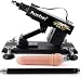 Automatic Sex & Love Machine for Couple with Realistic Dildo 3XLR Connector, Adult Fucking Massage Machine Gun with Thrusting Speed Control