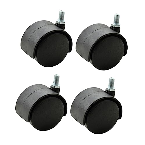 Homoyoyo 4pcs Swivel Casters Heavy Duty Chair Wheels Office Furniture Casters Wheels for Office Chair Accessories