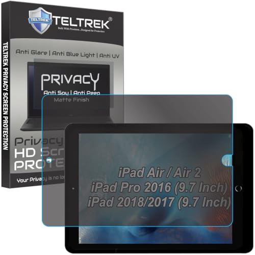 Image of Privacy Matte Anti Peep Screen Guard Compatible With iPad 9.7 6th Gen 2018, iPad 9.7 5thh Gen 2017 9.7 Inch Tablet (A1954 /A1893) & iPad Air 1 / Air 2 Tab Not a Tempered Glass Screen Protector