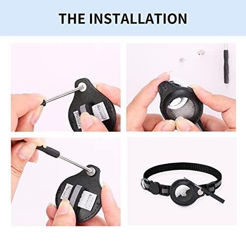 KOLACEN Collare riflettente AirTag, collare per