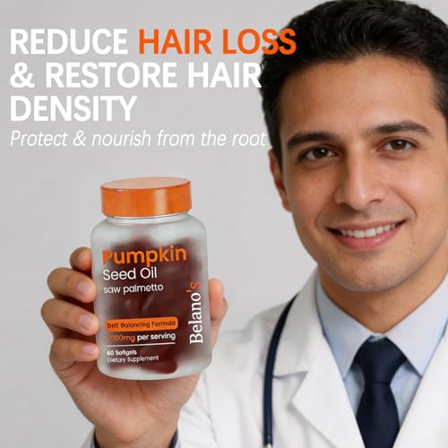 Belano's Pumpkin Seed Oil with Saw Palmetto Capsules
