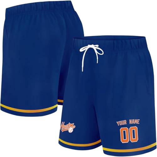 Image of ANTKING Swim Trunks Custom Name Number Beach Shorts for Men Youth Gifts