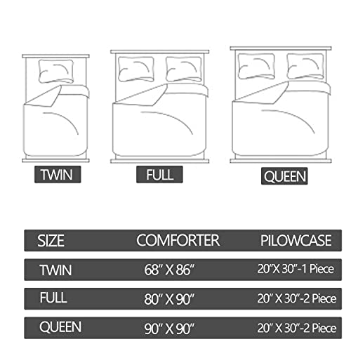 Akkialla Gaming Comforter Sets For Kids Teen Boys,Video Games Controller Pattern Bedding Set For Room Decor, Full Size 3-Piece Reddish Black Gamer Comforter With 2 Pillowcases,All Season(Red,Full) #TOP6