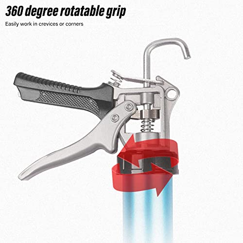 CHICIRIS Manual Sausage Caulking Gun, Drip Sausage Caulk Gun with Aluminum Barrel (Blue) - Image 4