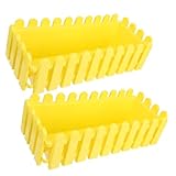 Didiseaon 2 Stück Rechteckiger Pflanztrog rutschfest Wetterfester...