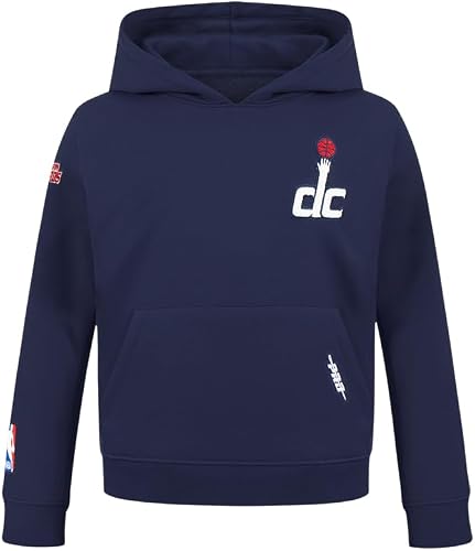 Pro Standard Big Boys NBA Washington Wizards Classic Chenille Pull Over Hoodie M