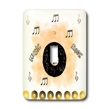 Interruptor de botón con notas musicales Fun Gold, el regalo para músicos 4