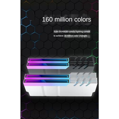 Mémoire radiateur DDR4 DDR5 ARGB pour refroidissement de RAM PC - 2