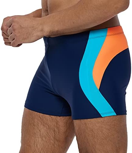 Arcweg Badehose Herren Eng Kurz Badeshorts mit Tunnelzug Schwimmhose Wassersport Kurze Hose UV Schutz Jungen Schwimmwear Schulschwimmen