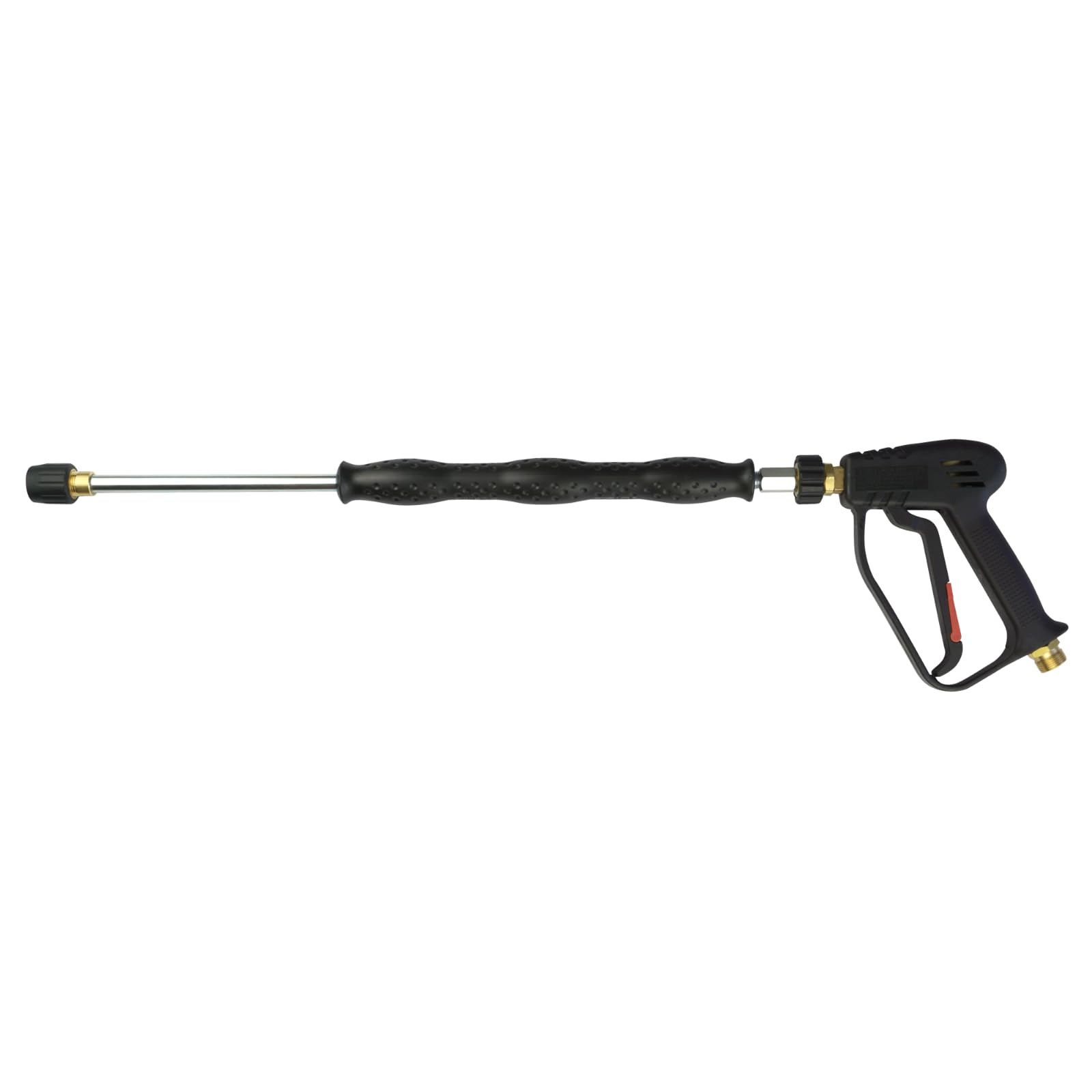 Hochdruckpistole | für Kärcher Kränzle Hochdruckreiniger | bis 280 bar | inkl. Düse + Lanze mit Isolierung | M22x1,5 AG x M18x1,5 AG | Spritzpistole Ersatzpistole
