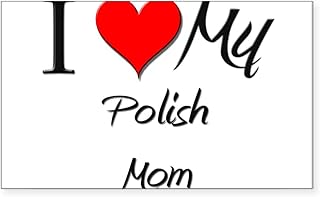 CafePress 8 7 6 5 4 3 Polish Sticker (Rectangle 50 pk)