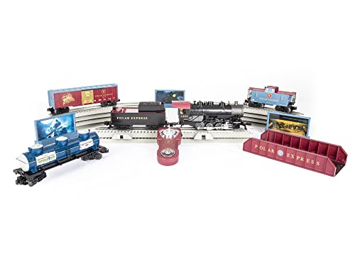 Image of Lionel The Polar Express Freight 5.0 Electric O Gauge Train Set with Bluetooth & Remote