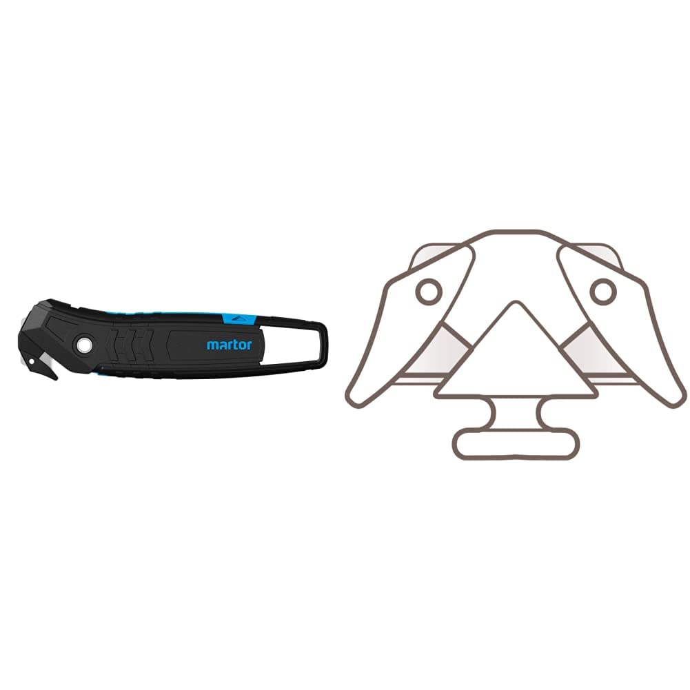 MARTOR Secumax 350 Blade #3550.20 (Box of 10) & Concealed Bladed Knife #350001.02 Bundle