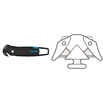 MARTOR Secumax 350 Blade #3550.20 Box of 10 & Concealed Bladed Knife #350001.02 Bundle