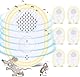 Mückenschutz, 6 Stück Mückenstecker Indoor, Mückenlampe UV Mückenabwehr Insektenvernichter Elektrisch Steckdose Ultraschall Insektenschutz Mückenvernichter für den Innenbereich, Fliegen, Motten