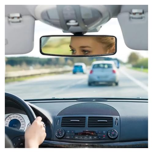 Espejo retrovisor interior de alta definición con diseño alargado y clip 4