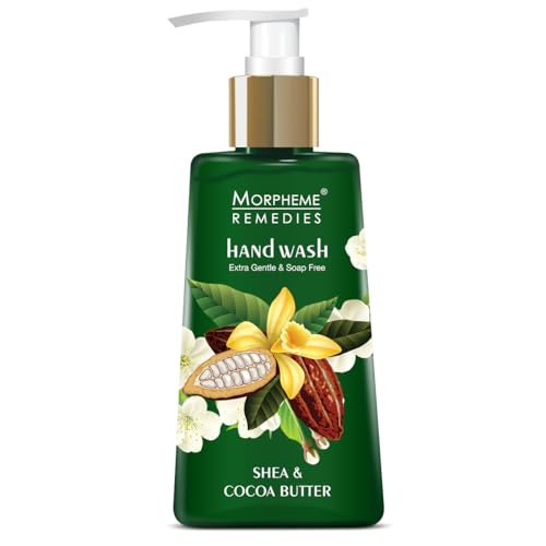 Image of Morpheme Remedies Hand Wash Shea & Cocoa Butter, Anti Bacterial - Soap Free Hand Wash, 250 ml (MORPH810)