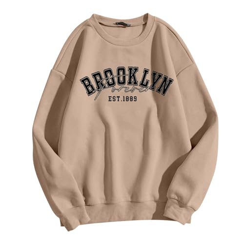 Sweatshirt femme kaki XXL : finissez-en avec le froid grâce aux manches longues tombantes