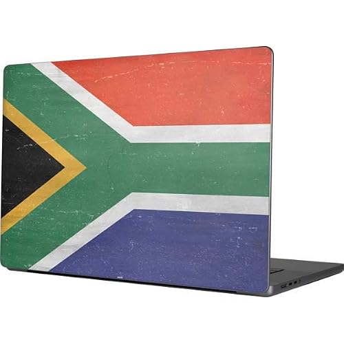 Skinit Decal Laptop Skin Compatible with MacBook Pro 16in (2021) Originally Designed South Africa Flag Distressed Design