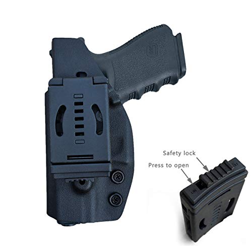 Glock 19 Coldre, Glock 17 Coldre OWB Kydex Holster Fit: Glock 19 19x / Glock 23 25 32 / Glock 17 22