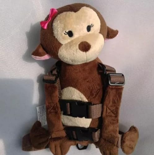 Coleira Guia Infantil Bebês Protetor De Cabeça Segurança (Tigre)