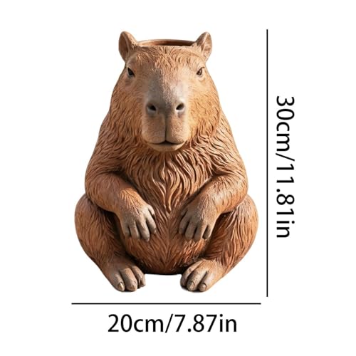 Pot de fleurs capybara solution déco originale extérieur et intérieur