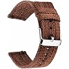Nylon Loop Strap for Samsung Galaxy Watch 4/classic/3/46mm/42mm/Active 2 Gear s3 Frontier watchBand 20mm 22mm Bracelet Correa Color Brown, Size 22mm Universal
