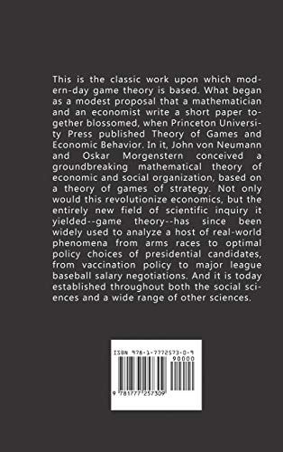Theory of Games and Economic Behavior: 60th Anniversary Commemorative Edition
