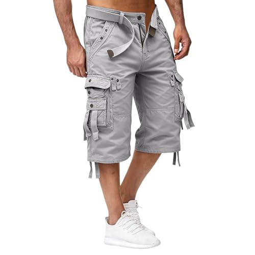 Short Cargo Homme Grande Taille Casual Ajustable et Respirant