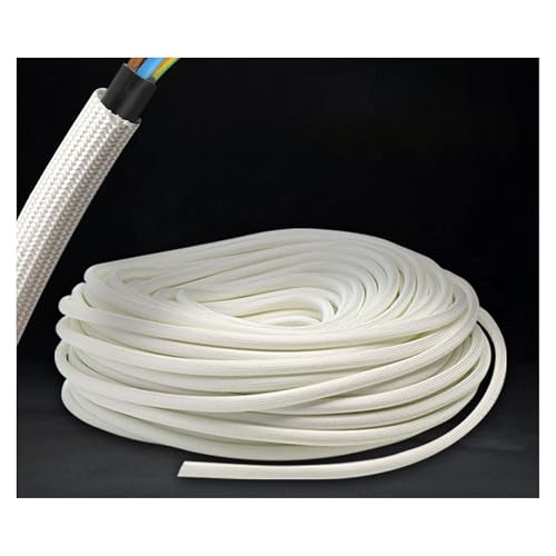 Protection câbles haute température 10m gaine flexible fibre de verre