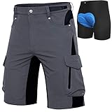 mtb shorts fox 🚵‍♂【6 Taschen】Mountainbike Hose haben insgesamt 6 Taschen: 2 Fronttaschen, 4 Beintaschen. Tief genug für Ihr 5,5