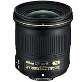 Nikon AF-S 24mm F1.8 G - Objetivo para Nikon (Distancia Focal Fija 24mm, Apertura f/1.8) Color Negro