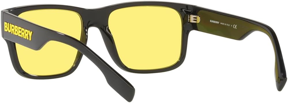 BURBERRY Sunglasses BE 4358 300185 Knight Black Yellow - Image 6
