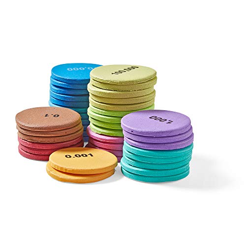 Hand2Mind Soft Foam Place Value Disks 10 Values, Counting Chips For Kids, Math Counters Kindergarten, Math Teacher Supplies, Base 10 Math Manipulatives For Elementary School (Pack Of 875) #TOP3