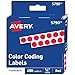 Avery Consumer Products Products - Permanent Round Labels, 1/4amp;quot; Diameter, 450/PK, Red - Sold as 1 PK - Round color-coding labels are ideal for document and inventory control, routing, organizing, highlighting, price marking, scheduling, and more. Adhesive is permanent. Labels come in convenient dispenser roll pack.